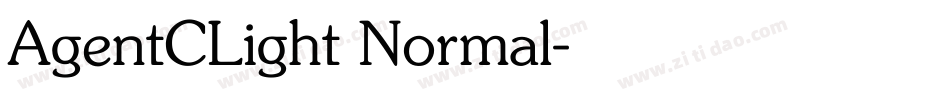 AgentCLight Normal字体转换